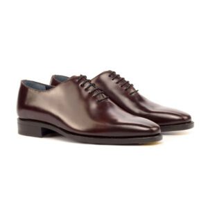 Oxford Sommerville in bordeauxrood cordovan en blauw leren zool