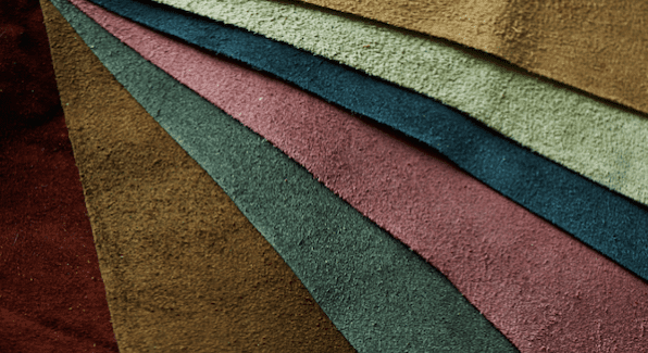 diverse kleuren suède