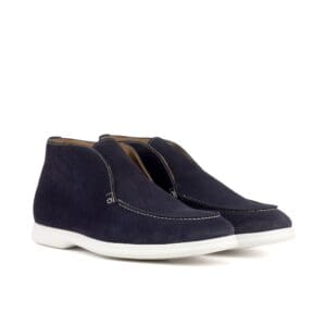 flex mocassin in navy suede