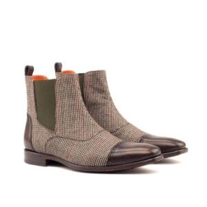 multi Chelsea boot in bruin tweed