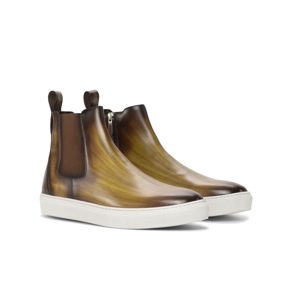 Chelsea Sport patina cognac chelsea boots