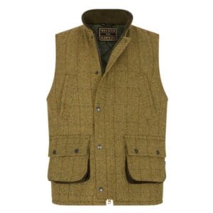 Tweed waistcoat voor heren voorkant