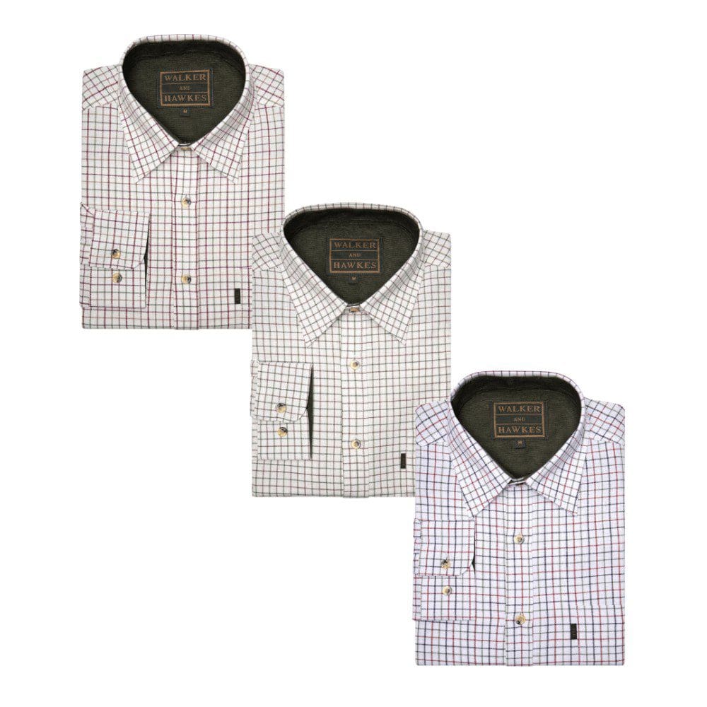 Tattersall shirt in 3 verkrijgbare kleuren