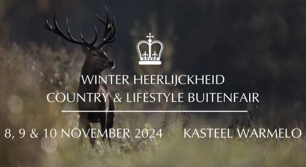 Aankondiging van de winterfair op kasteel Warmelo in Diepenheim